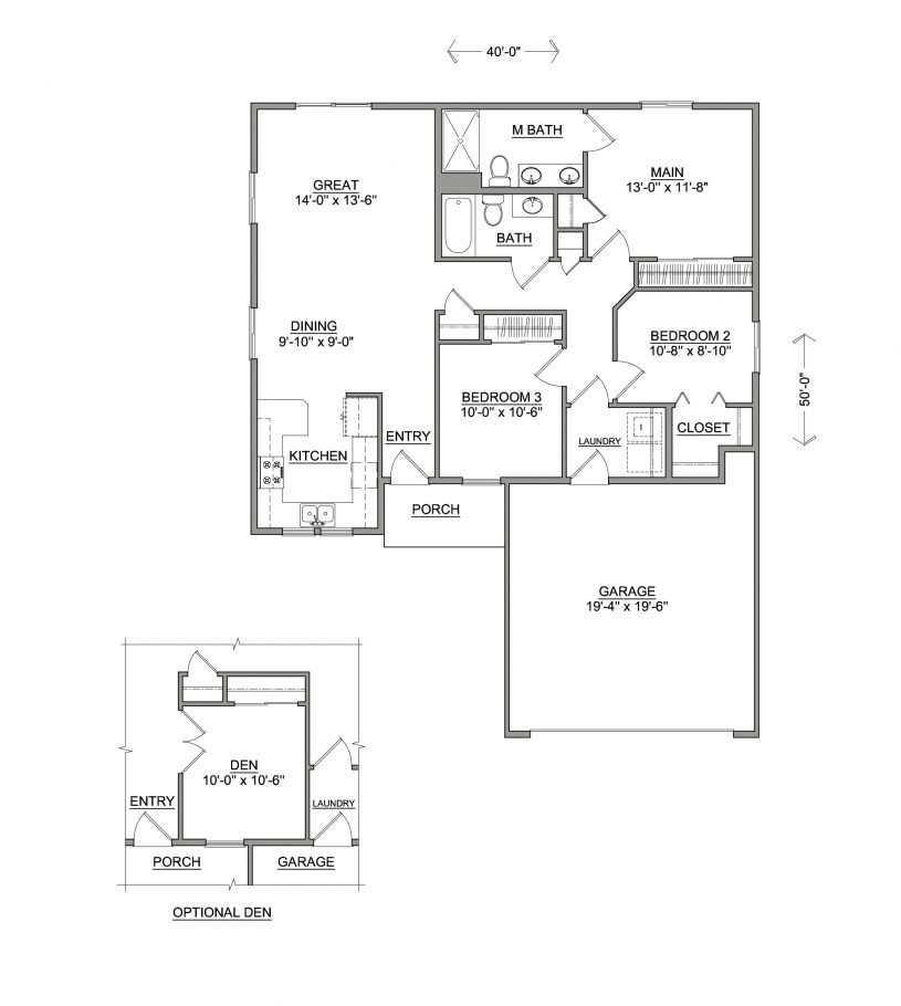 Clearwater Floor Plan FLEX FC | Home Builders in Oregon, Washington & Idaho