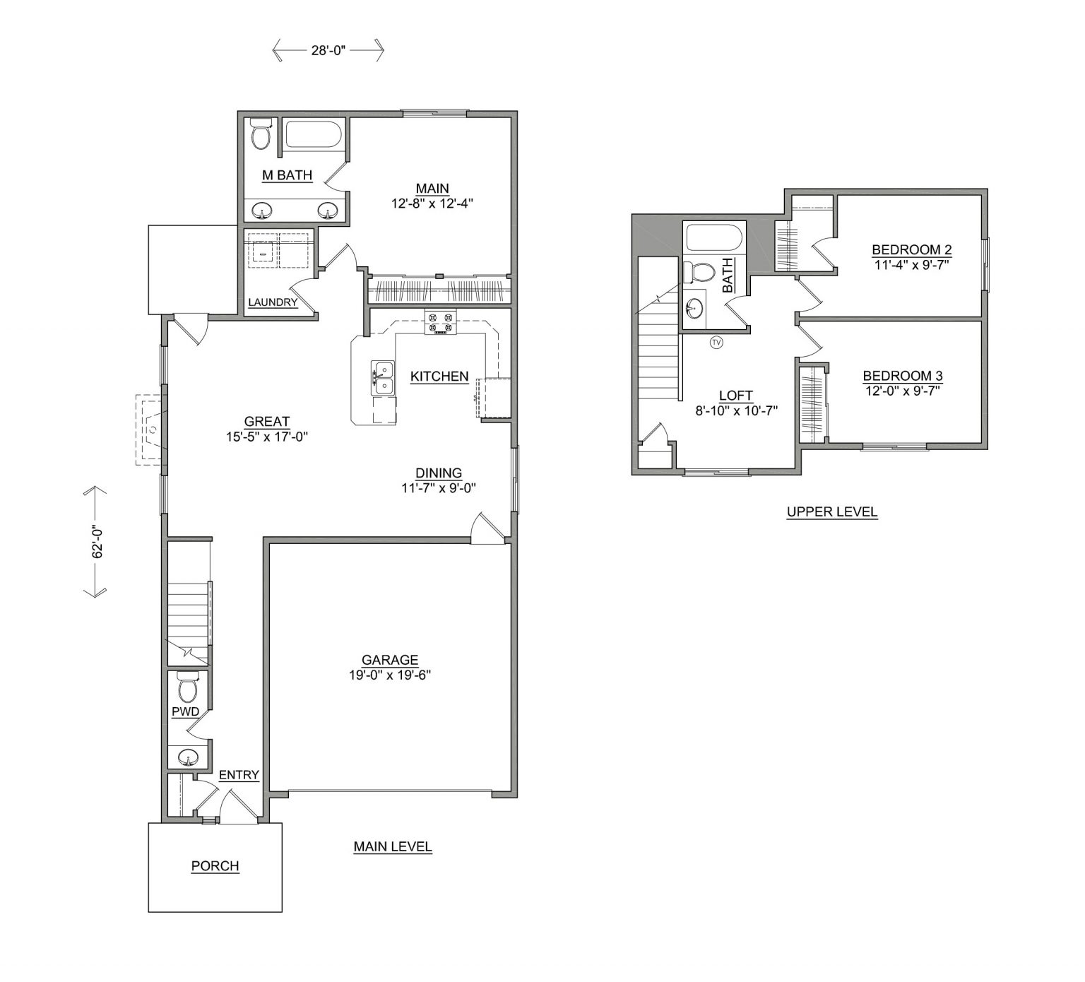 Harrison Floor Plan FC | Home Builders in Oregon, Washington & Idaho