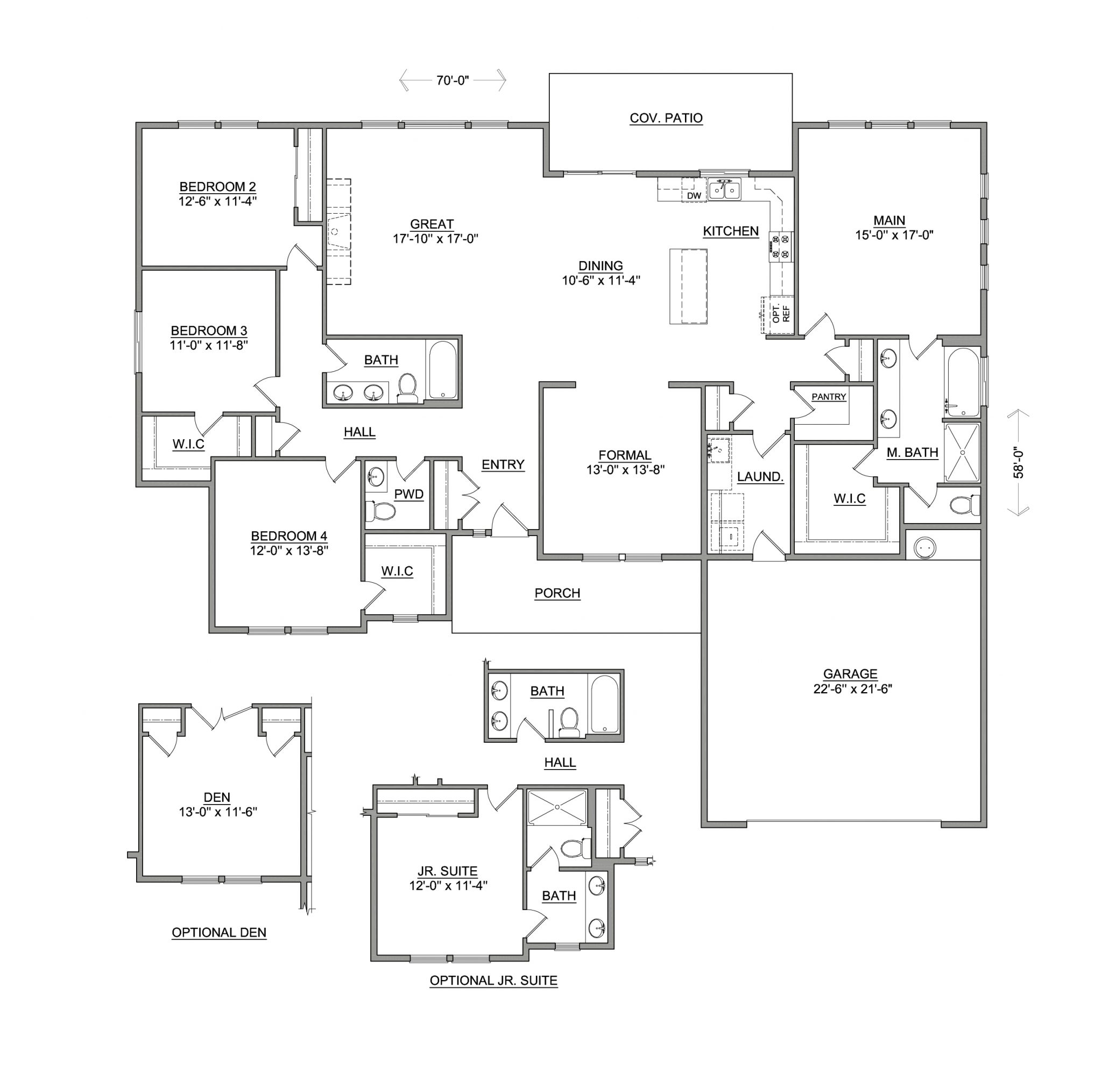 Umatilla Floor Plan Home Builders in Oregon, Washington & Idaho